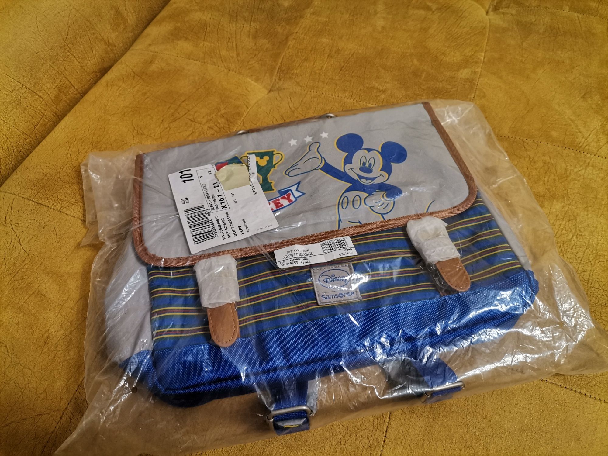 Детска раница  Samsonite Disney Stylies School Bag Mickey College