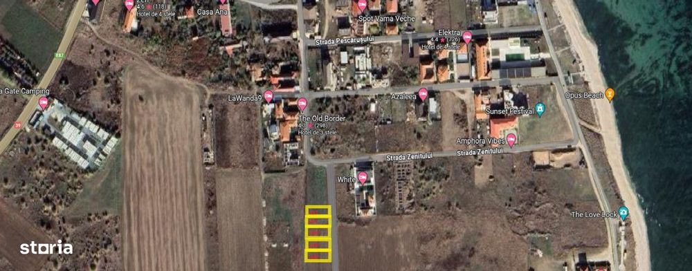 Vand Teren 428 mp la 300 m de Plaja, Vama Veche – Ideal pentru Inves