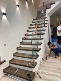 Изготовление лестниц из дерева лестница в дом  второго этажа  деревянн