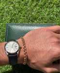 Bratara Aur Unisex 14k 585 aur roz/rusesc.