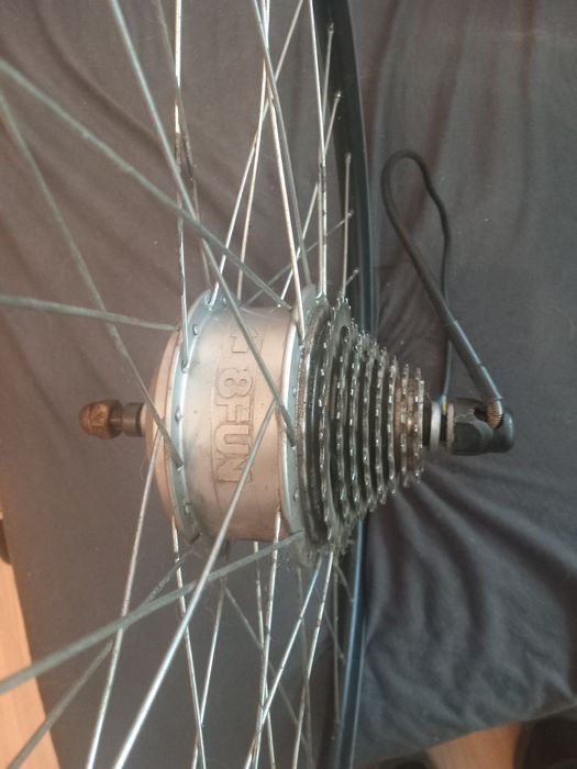 Roata bicicleta cu motor 500w