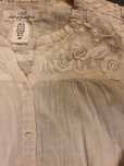Bluza/ camasa alba, fete, scoala, 158, dantela, panza topita