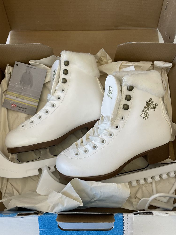 Коньки BOTAS Stella белые для девочки