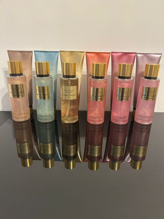 Crema si spray Victoria's Secret cu sclipici