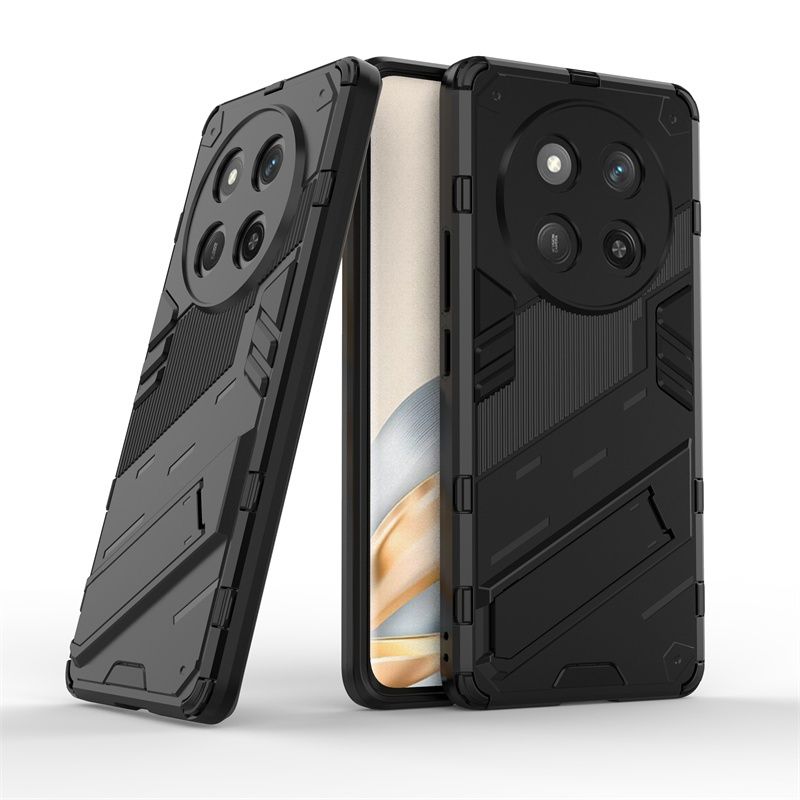 Honor Magic 7 Lite / Punk Armor Удароустойчив кейс гръб със стойка