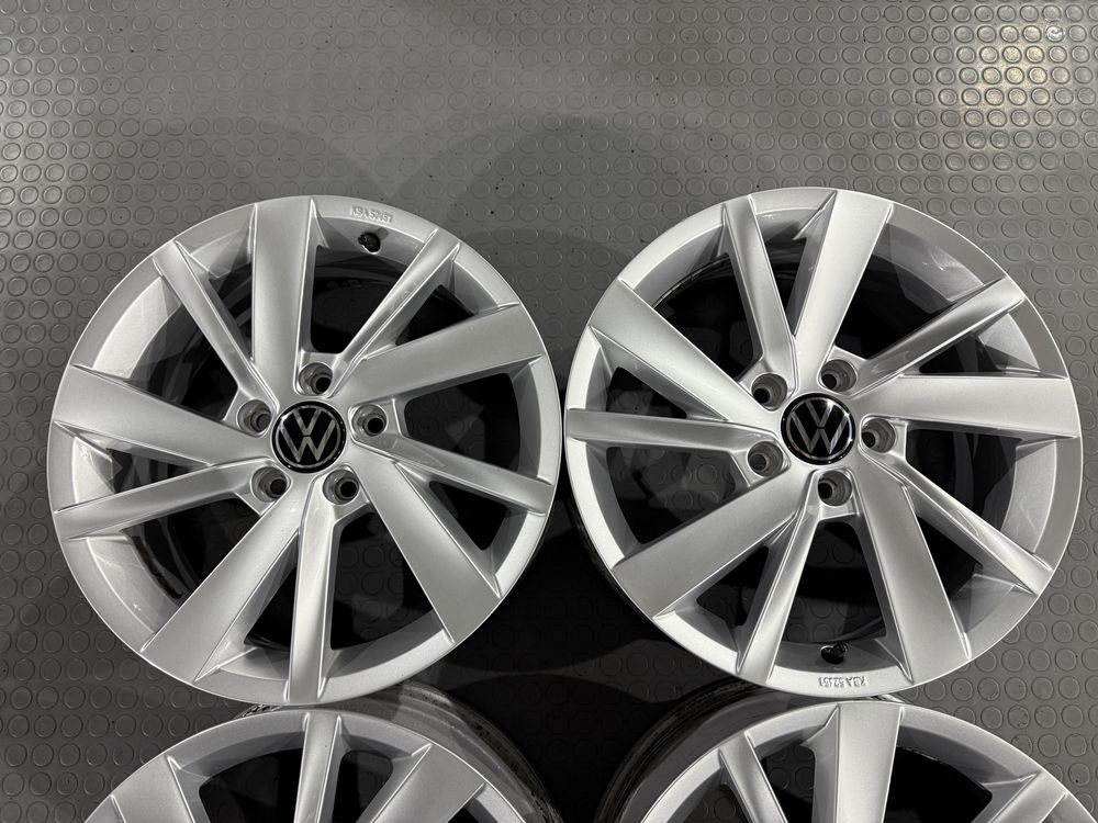 4бр. КАТО НОВИ ОРИГИНАЛНИ 17” ДЖАНТИ 5x112 за -VW/VAG- 6,5Jx17H2, ET46
