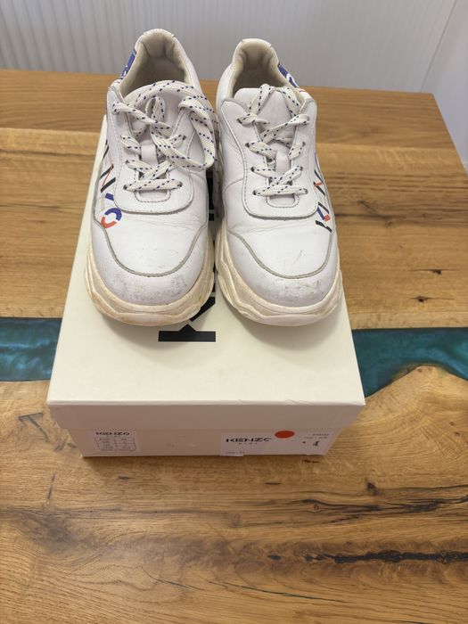 Adidasi fete, Kenzo, piele naturala, originali, mar 34, int  21.5 cm