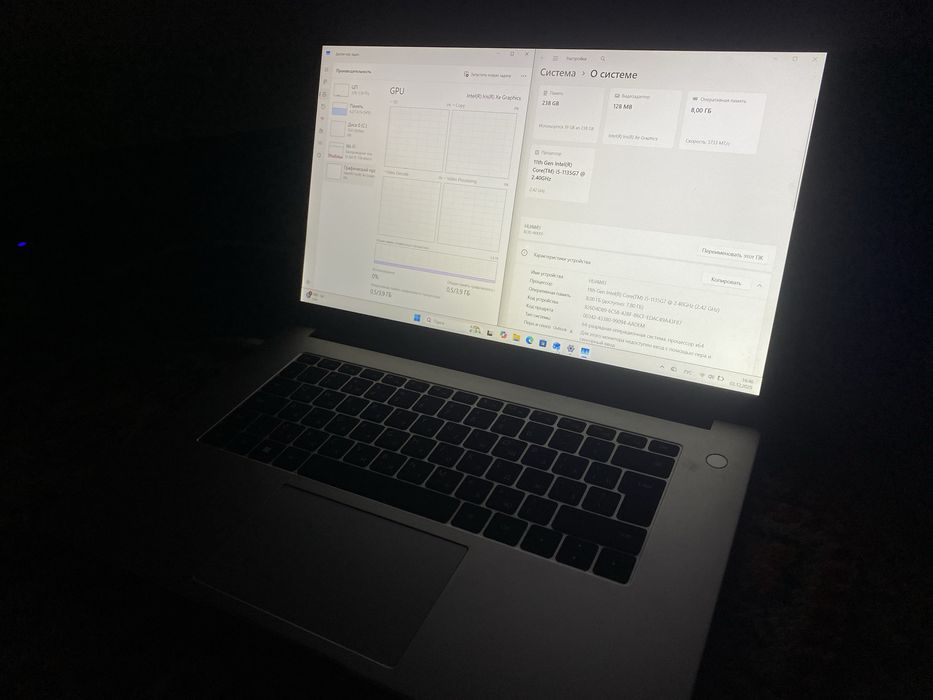 Huawei D15 с отпечатком пальцев 256/8