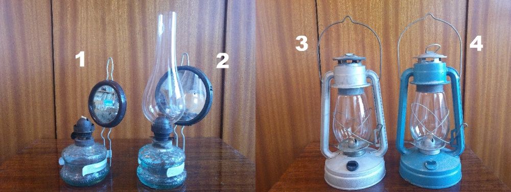 Автентични газени лампи и фенери