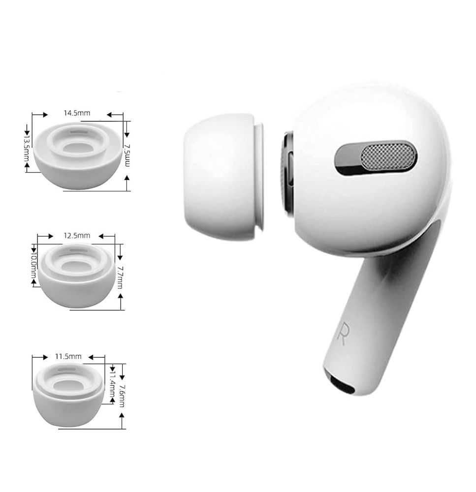 Силиконови тапички TECH-PROTECT Ear Tips 3-PACK Apple Airpods PRO