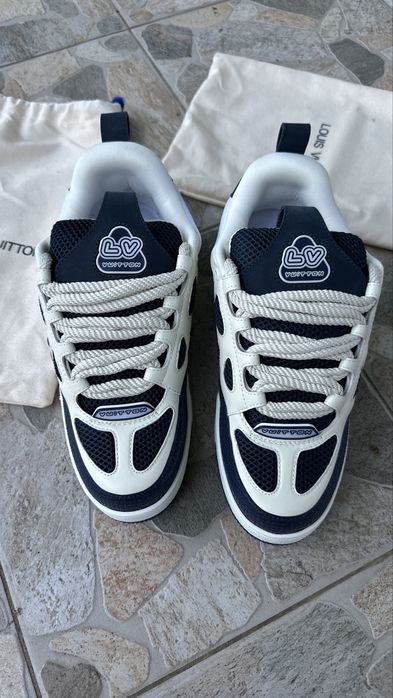 Adidasi Louis Vuitton Skate Albastrii Noi