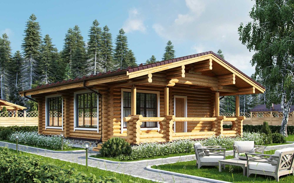 Дома . бани , беседки из сруба под ключ.