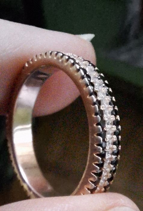 Inel argint placat  cu aur