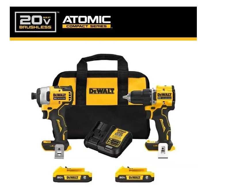 Аккумуляторный COMBO 20 V ( шуруповерт + дрель) DeWalt DCK225D2