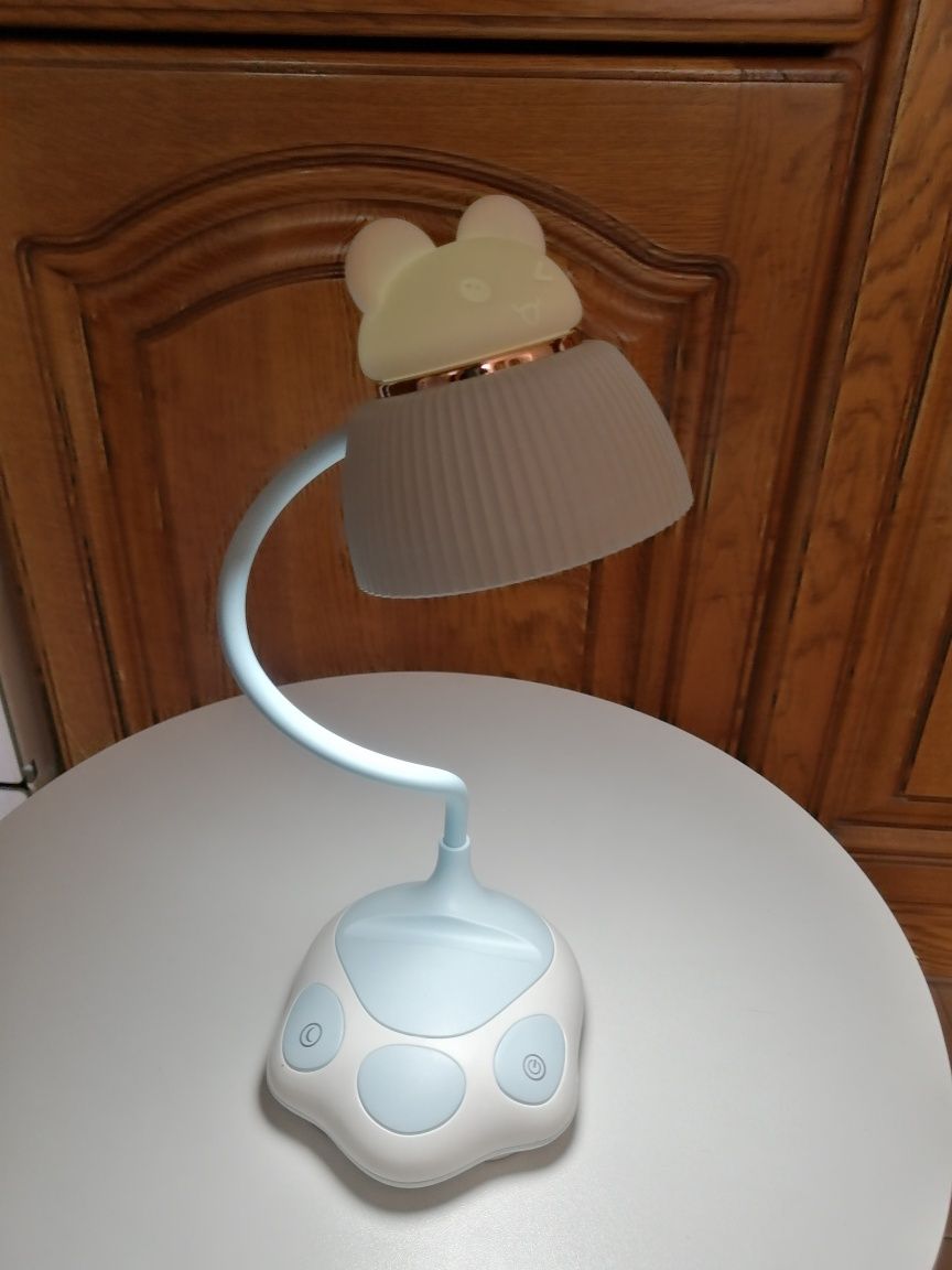 Ново! ХИТ! Детска нощна лампа със сензор и симпатичен дизайн коте.