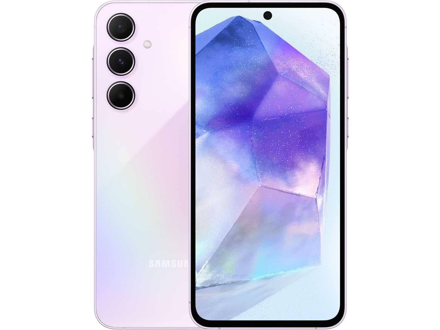 НЕразпечатан Samsung A55 5G 8/256gb Лизинг от 25лв/м Awesome Lilac ГАР