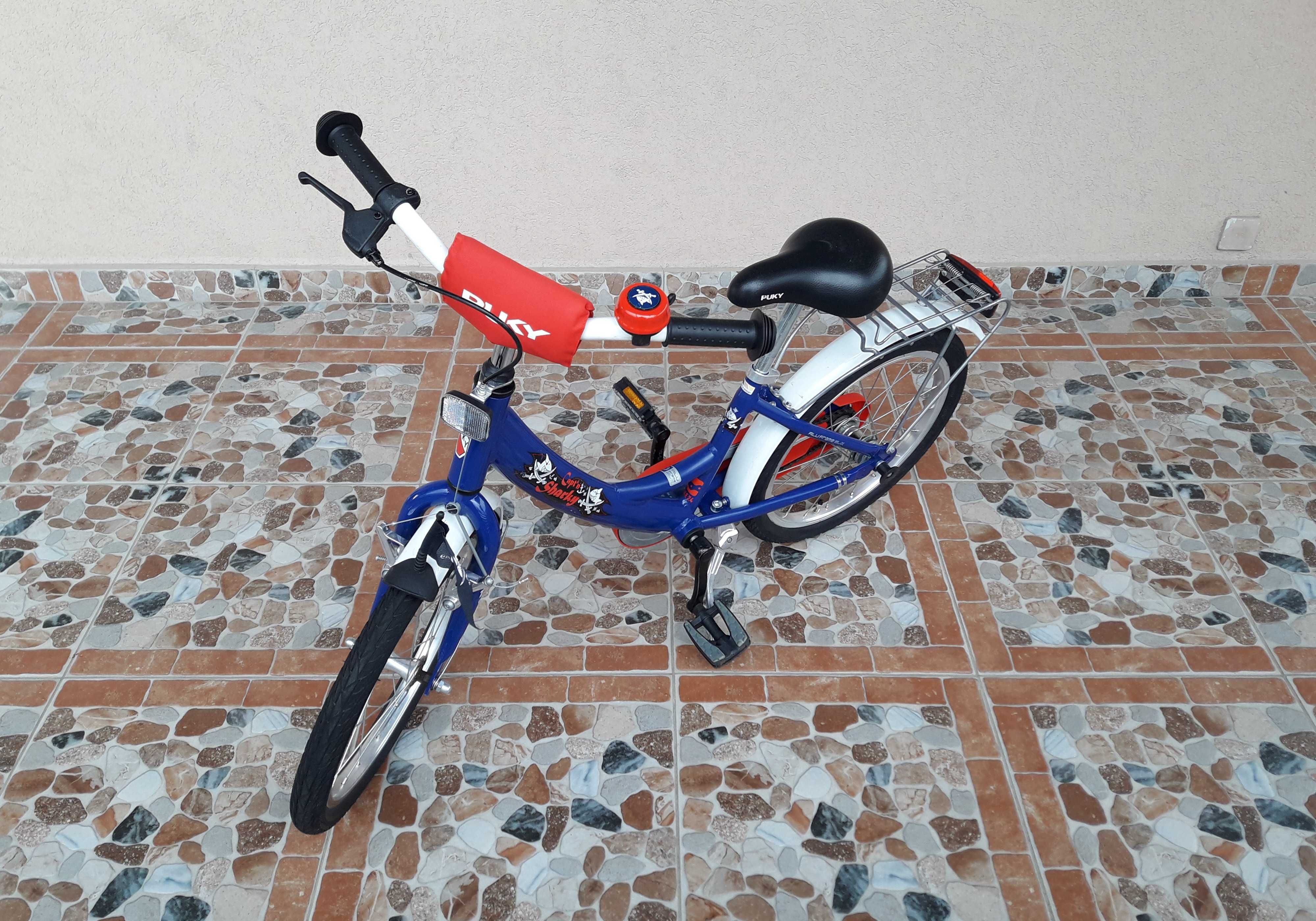 Bicicletă copii 18’ PUKY ZL 18-1 ALUMINIU Capt'n Sharky – albastră