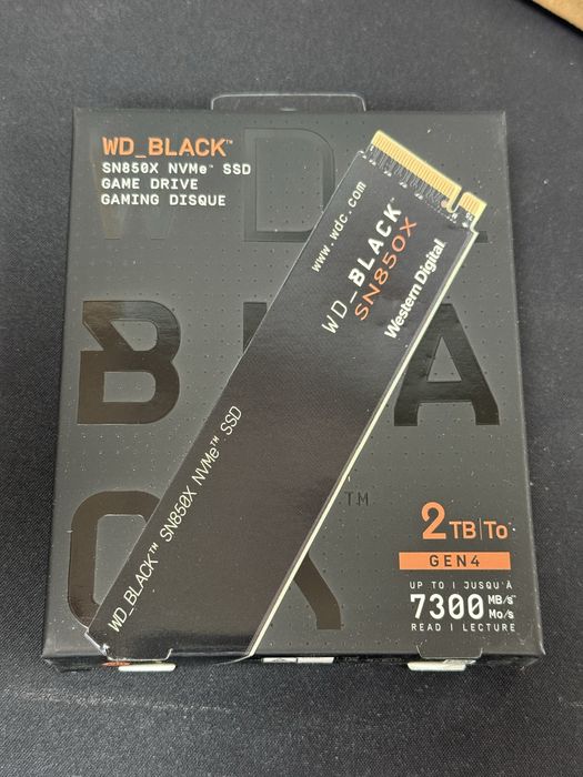 2TB WD_BLACK SN850X - Новый NVME SSD Western digital