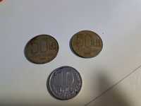 Monede de 50 lei, din anii 1993, 1994, și monedă de 10 lei, anul 1992