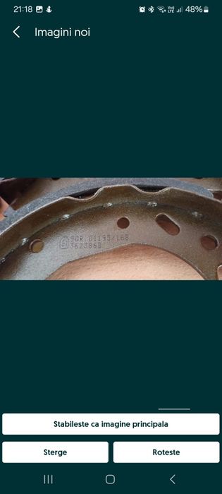 Set saboti frâna Ford KA 1,3 , an 1996 - 2010