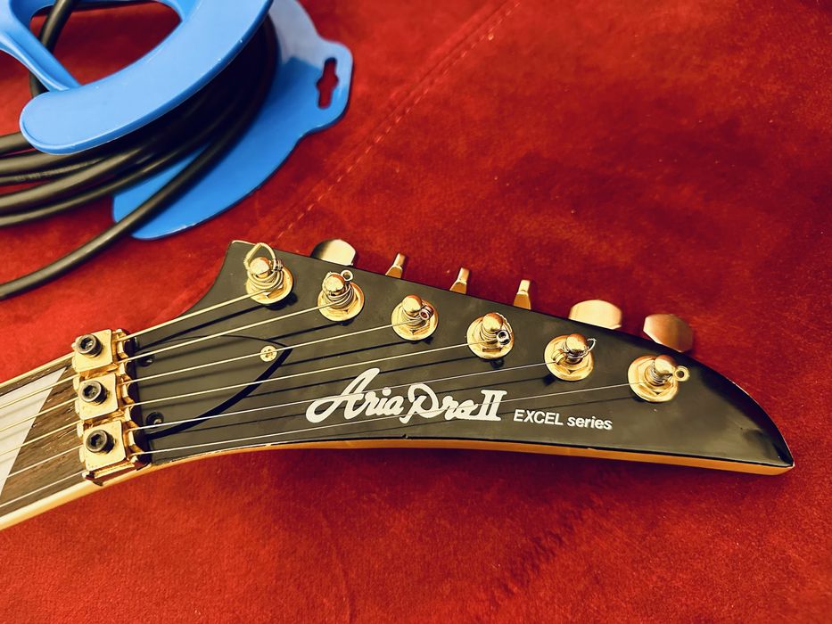 Chitară electrică Floyd Rose Aria Pro II '98 Korea 27 ani istorie