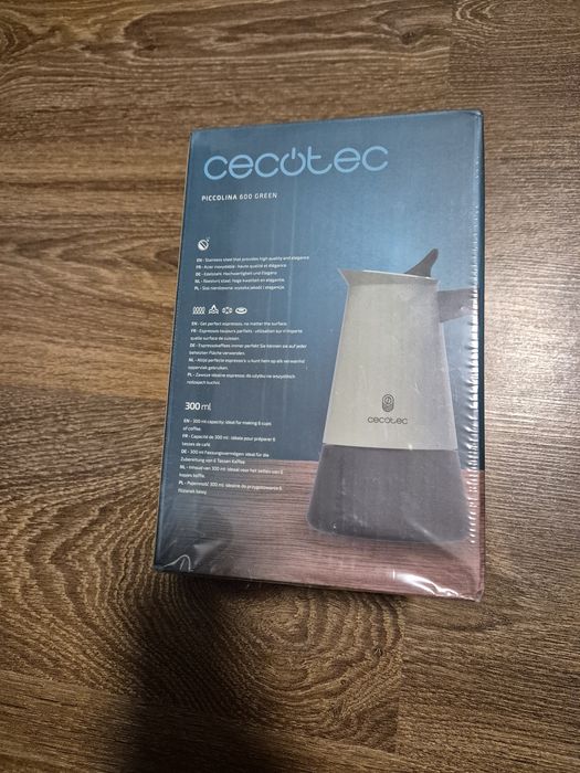 Cafetiera italiana din otel inoxidabil