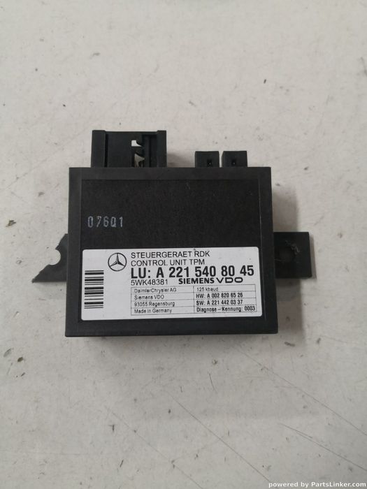 Senzor presiune pneuri MERCEDES-BENZ S-CLASS II (W221, C215) [ 2005 - 2013 ] OEM A2215408045