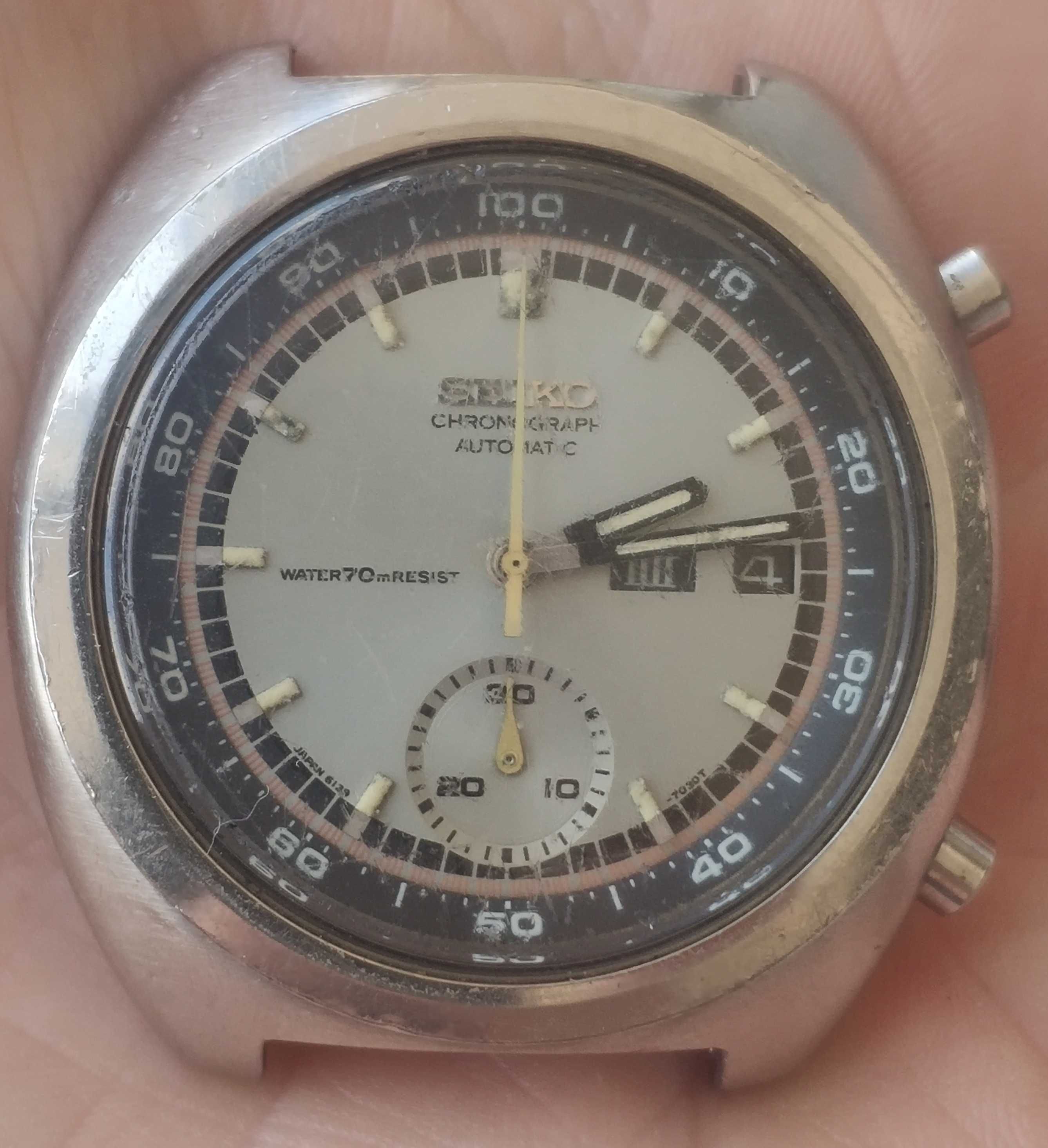 Seiko Сейко автоматичен часовник хронограф