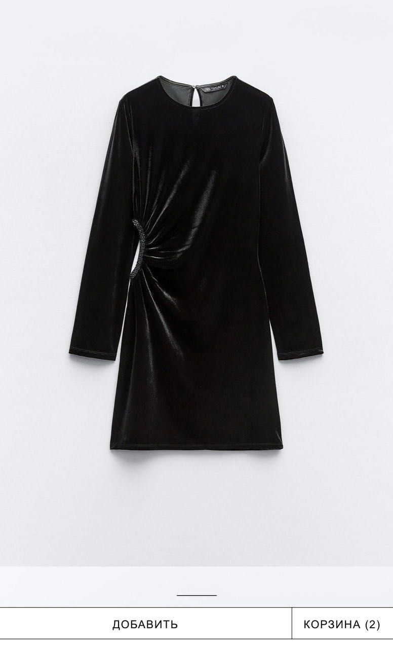 Платье черное Zara