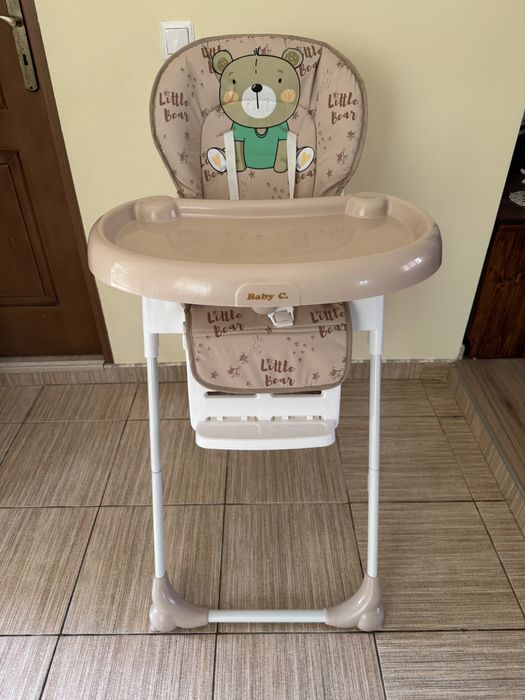 Vând scaun de masă pentru bebeluși Baby C., model „Little Bear”