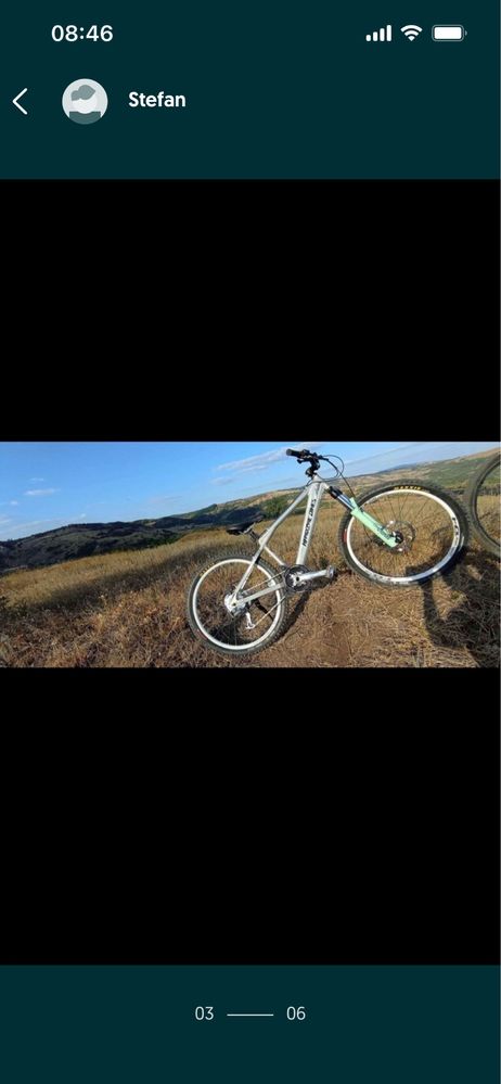 vand bicicleta de hardtail