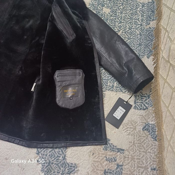 Дублёнка кожанный