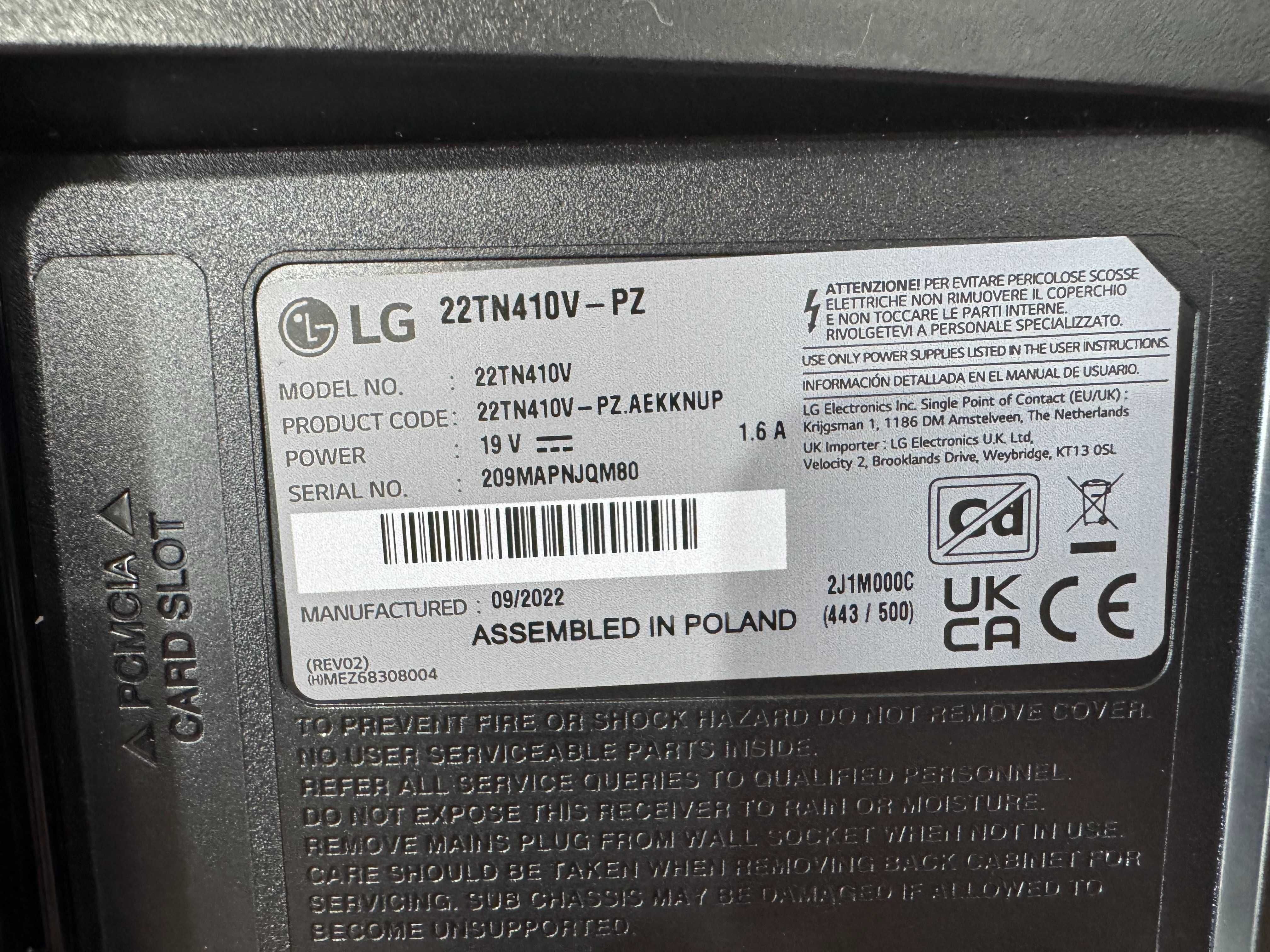 Телевизор - LG 22 inch/А21