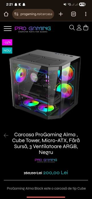 Carcasa micro atx