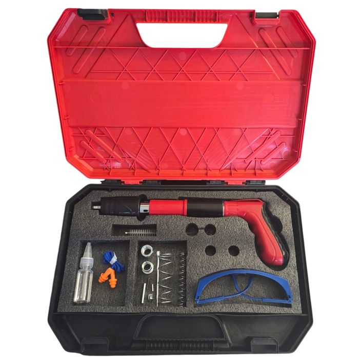 Професионален ръчен такер за пирони и нитове – 5 нива на мощност