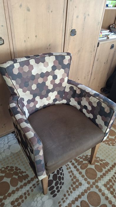 Кресло мягкое бу