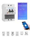 30mA RCBO WiFi Disjunctor diferential masurare energie TUYA, TR GRATIS