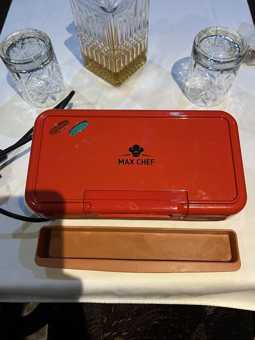Max Chef - Електрическа скара за готвене с оттичане на мазнината
