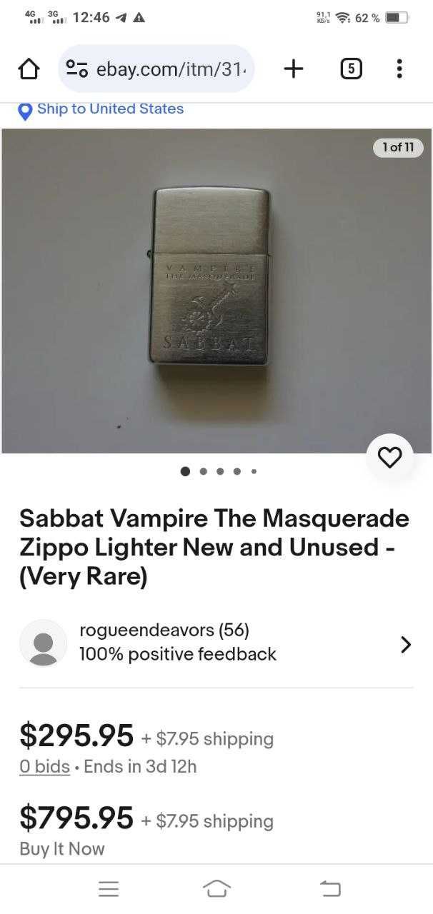 Зажигалка ZIppo коллекционные редкий сет