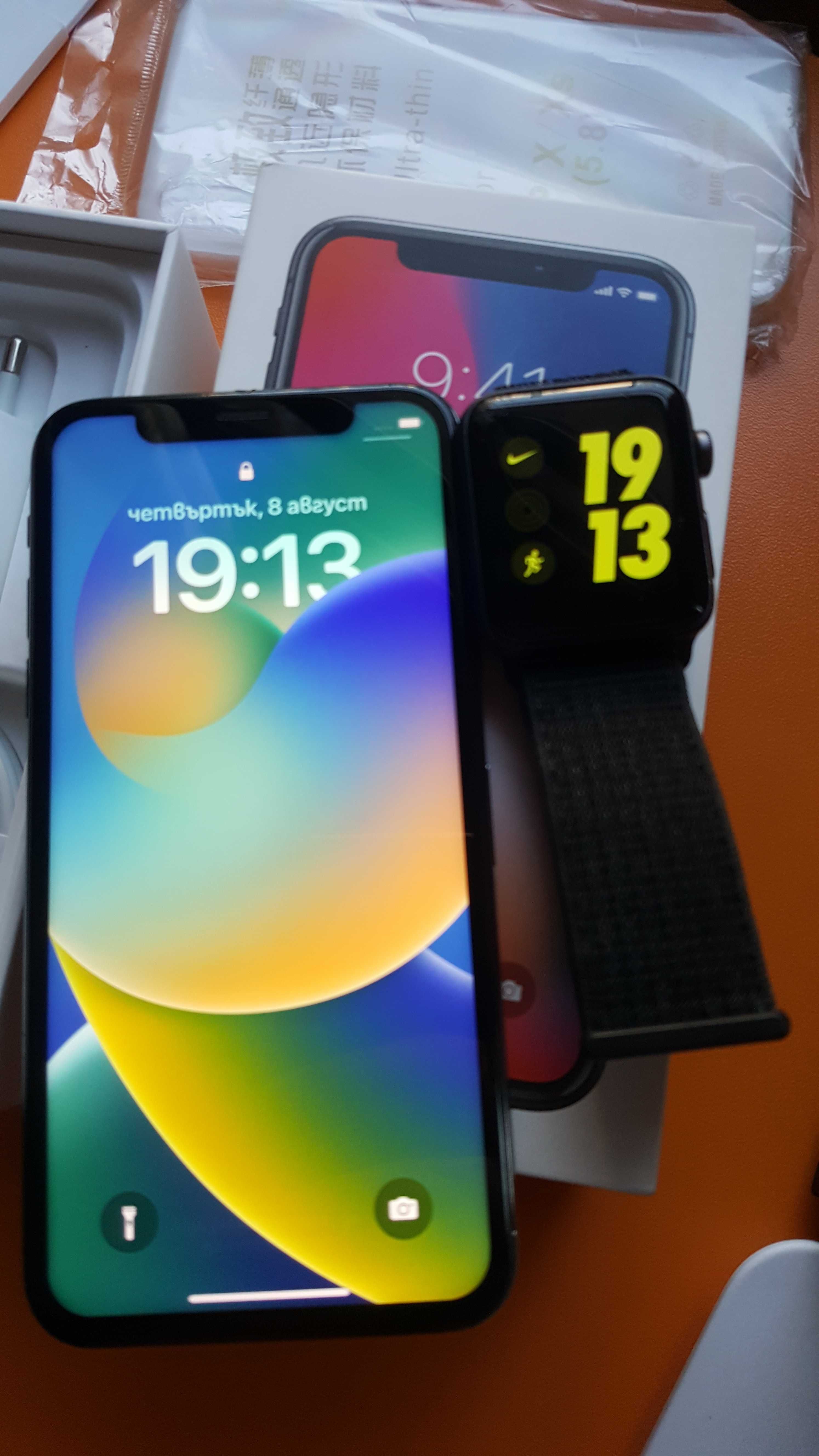 Iphone X Black + Apple Watch 3 Cellular