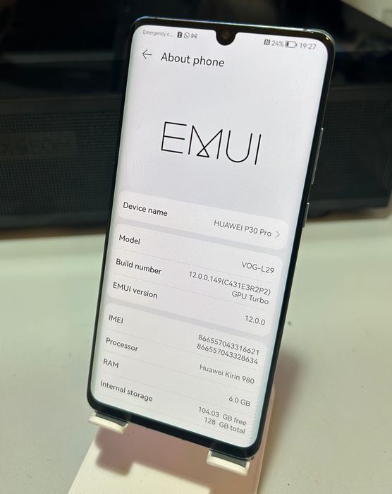 Telefon Huawei P30 Pro, Midnight Black, 6GB RAM, 128GB- ca nou