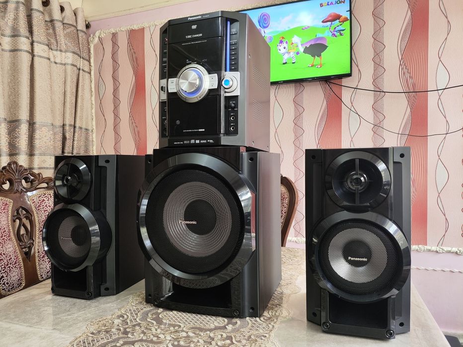 Malaysia subwoofer 25 sm panasonic usb fleshka ideal holatda