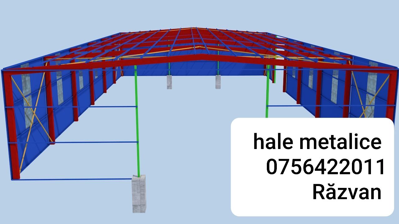 Vand hală metalica 15m×35m×4.5m