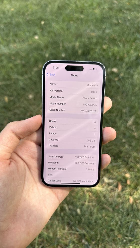 Iphone 14 pro 256 dual sim karobka dokument