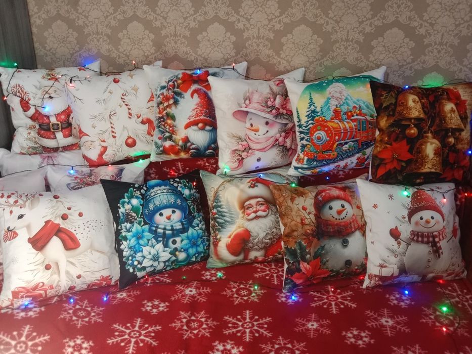 Подушки новогодние 45х45