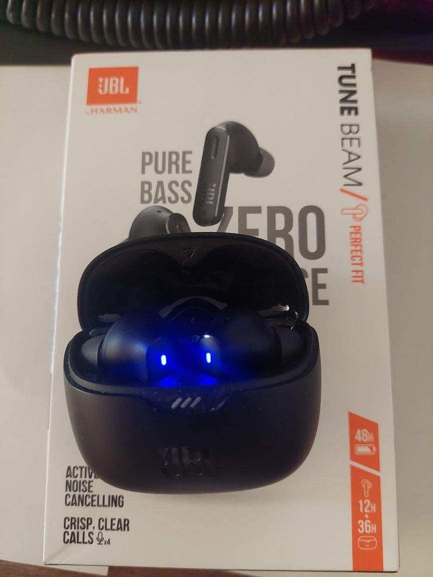 Casti in-ear JBL Tune Beam, True wireless, Active Noise Cancelling