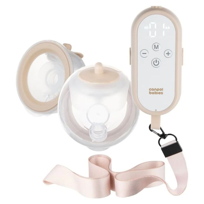 Продавам CANPOL Електрическа помпа за кърма двойна HANDS FREE MILKSHEL