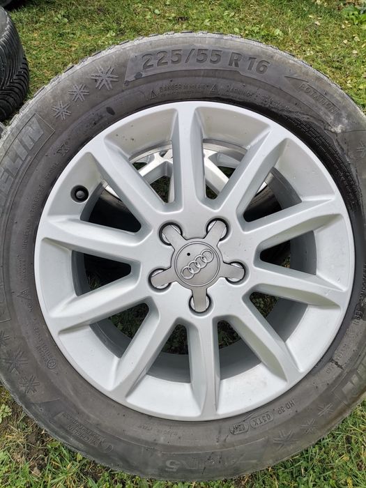 Jante Audi 5*112/66,6B+cauciucuri 225/55/16