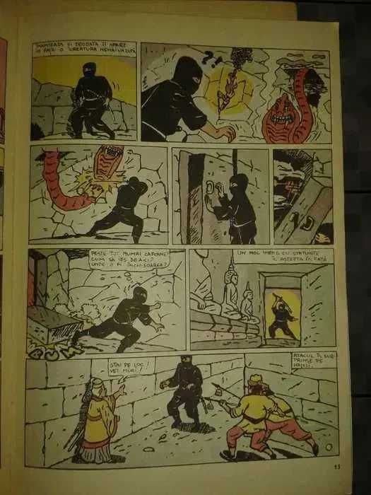 Aventurile unui Ninja revista de benzi desenate romaneasca