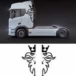 Стикери Сканиа Scania 695   Super Turbo 690 595  стикер камион стикер